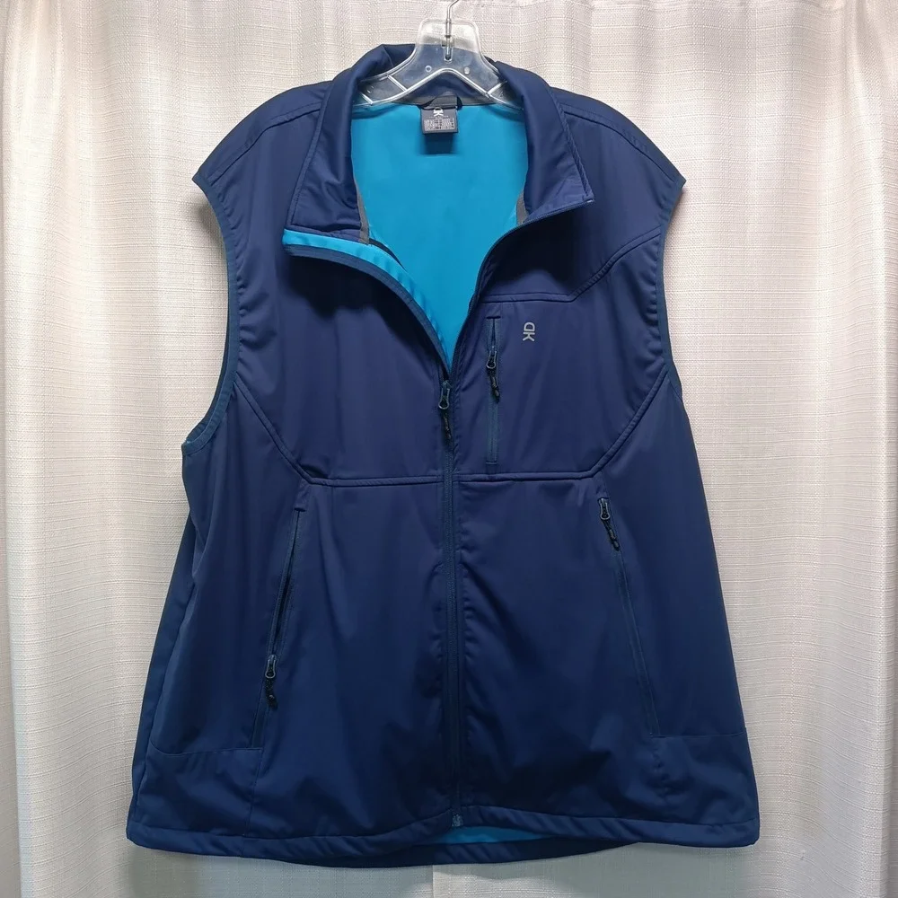 Lot of 2 Little Donkey Andy Mens Vest Softshell Hybrid Quilted Navy Blue‎ XXXL
